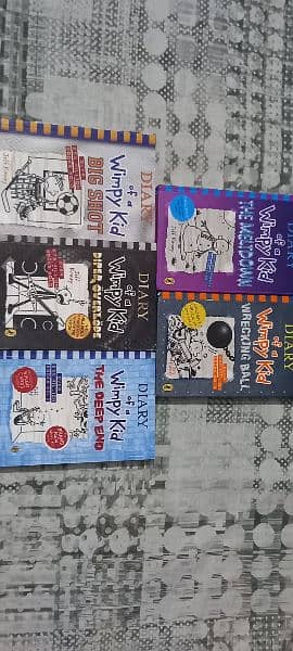 5 books of  Diary of Wimpy Kid 2
