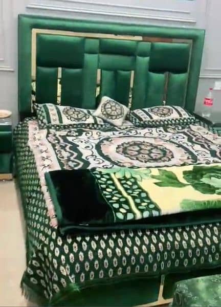 Bed Set With Coffee Chairs 1