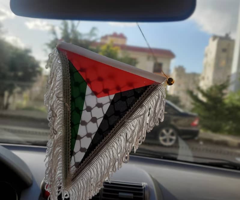 Palestinian Flag for Your Bike: Show Solidarity, Delivery from Lahore! 2