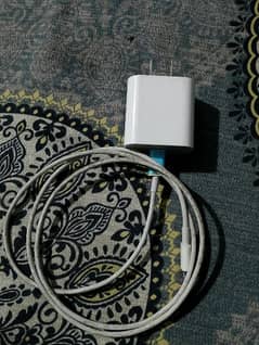 I phone 20 watts charger with data cable contact 03104239630. 0