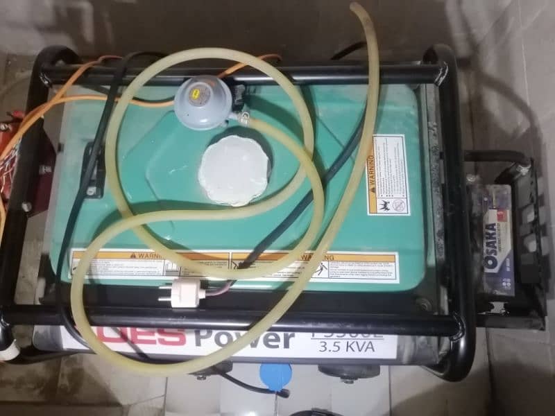 Generator 3.5 KV with Gas kit, Battery and Automatic Pannel 2