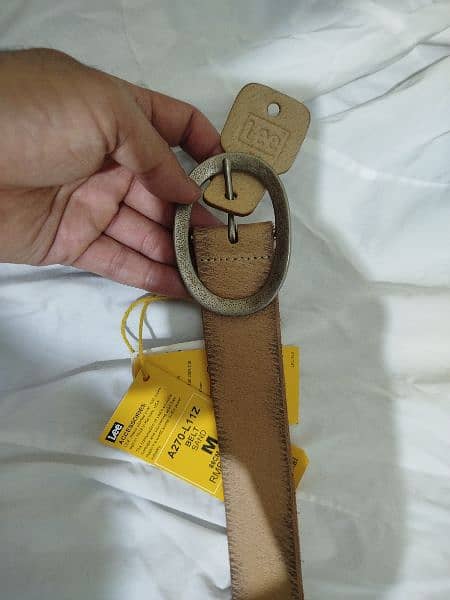 leather belt medium size 0