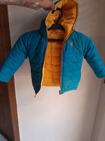 2 shaded polyster  jacket.  full warm 18- 26 months 4