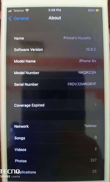 Apple Iphone 6S Pta Approved 64GB 3