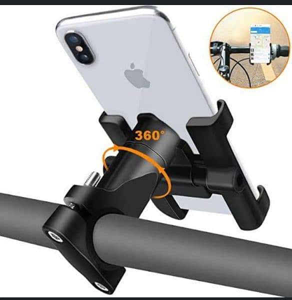 360 Degree Rotating Cell Phone Holder For Motorcycle and other used 6