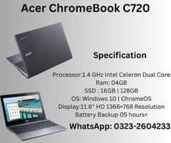 Acer ChromeBook C720