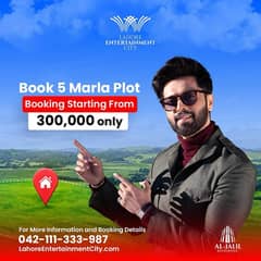 3 Marla Plots Available On Installment At 3-Years Plan In Lahore Entertainment City