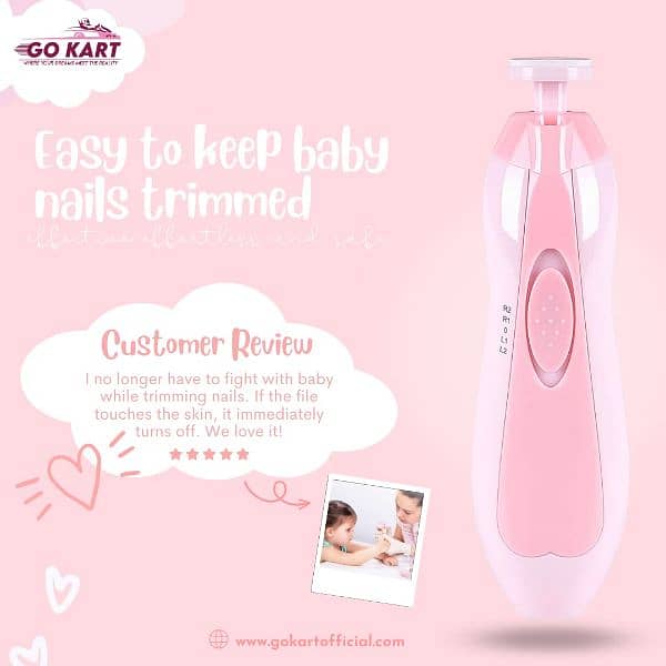 Baby Electric nail trimmer 1