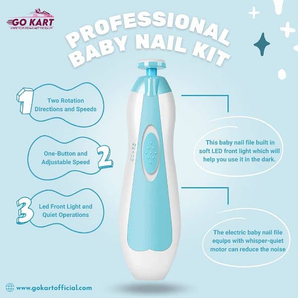 Baby Electric nail trimmer 2