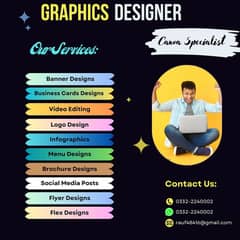 Graphics Designer Available (0332-2240002 Also available on Whatsapp)
