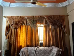 Fancy Curtain Set 2 Piece in good Condition For SALE urgent