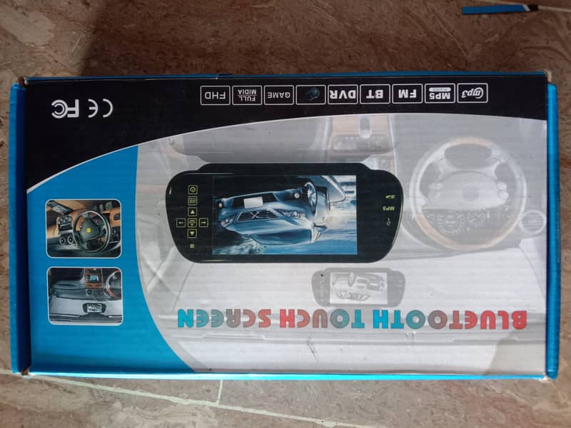 TFT LCD Car Monitor Remote Built-in Bluetooth 5