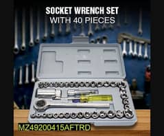 40 pieces of wrench vehicle tool kit