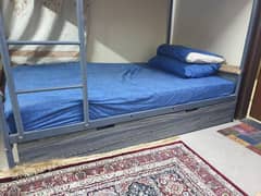 Bunk beds (iron) with both mattresses included (Master moltyfoam) 0
