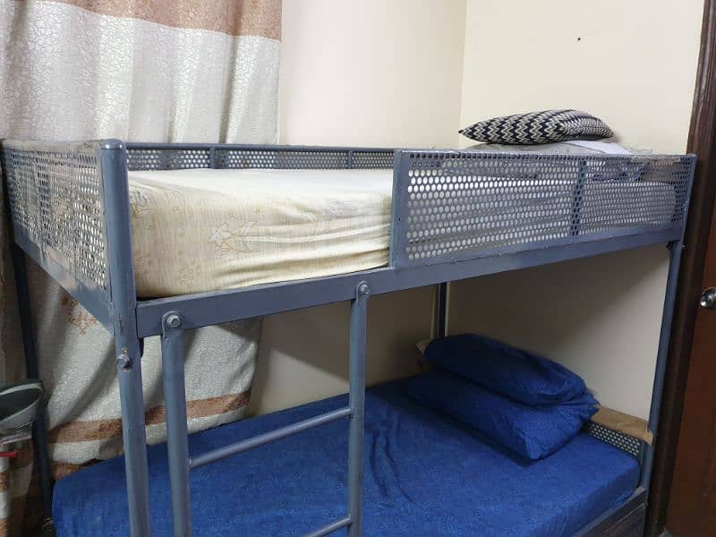 Bunk beds (iron) with both mattresses included (Master moltyfoam) 3