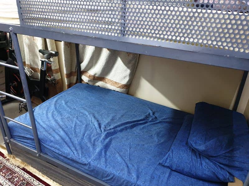 Bunk beds (iron) with both mattresses included (Master moltyfoam) 5