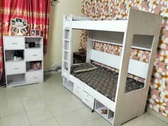 Best Quality Robust Bunk Bed with Cupboard