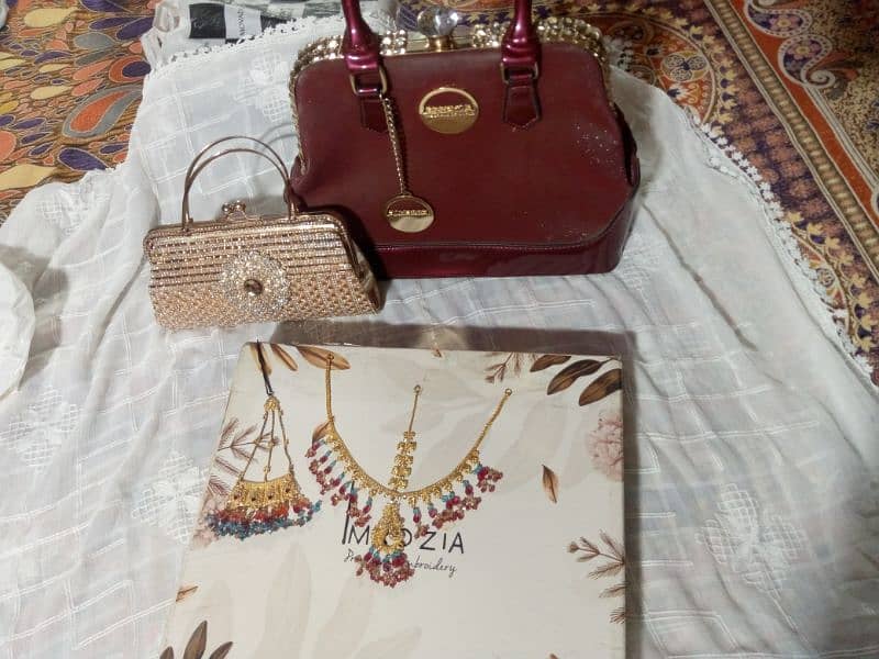 Ladies bags and Jewelry set 1