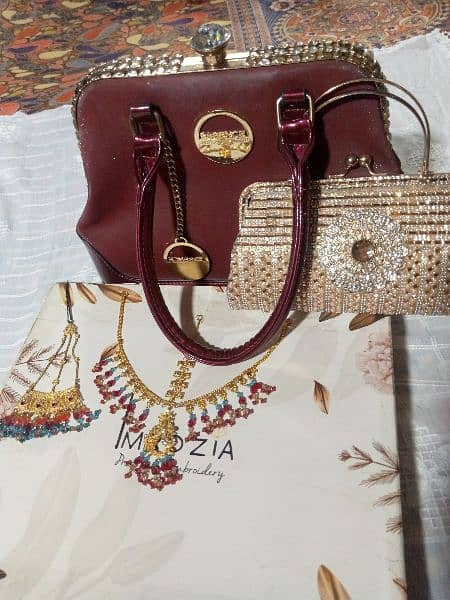 Ladies bags and Jewelry set 2