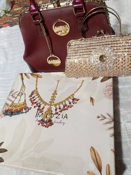Ladies bags and Jewelry set 5