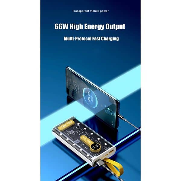 66w Super Fast Charge Cyberpuk Power Bank 10000mah 8