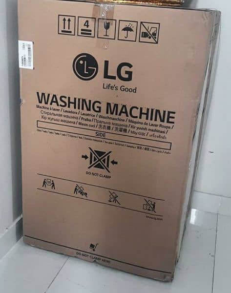 brand new box pack washing machine . Unpacked. LG top loaded. 10 Kg 1