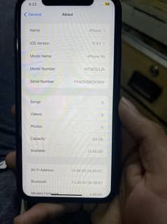 iphone XR 64 gb 10/9.5 water pack