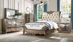 New  Chinioti Wooden Bed Set Designs 2024