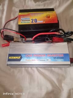 1 changer and and inverter for sale