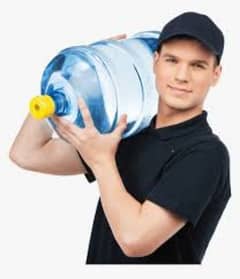 19 litre mineral water delivery boy