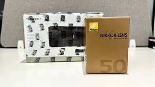 TAMRON 70-200 f2.8 G2 -Nikon mount + 50mm 1.4G Nikon lens