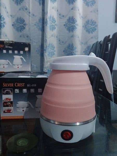 Silver crest electric kettle foldable and portable 1
