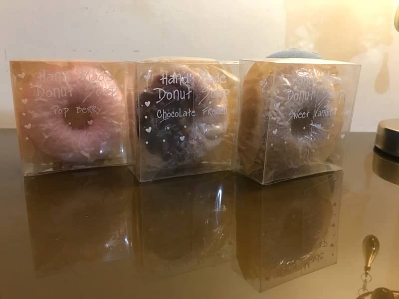 handmade donut soap made in korea available in different flavours 0