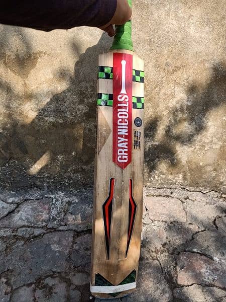 English willow bat 1 year Used 10 by 10 Condition 2