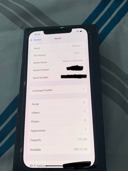 iPhone 12 Pro Max pta approved 512gb 1