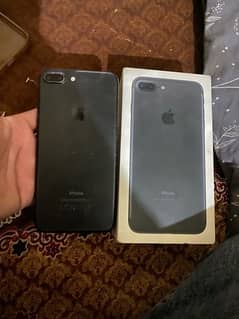 Iphone 7 plus PTA Approved With Box and charger