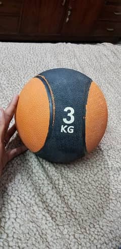 Medicine ball (3kg) for gym and sports use 0