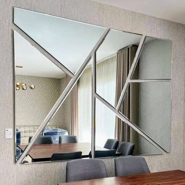 Looking Mirror / Led Mirror / Mirror wall / Glass work 1