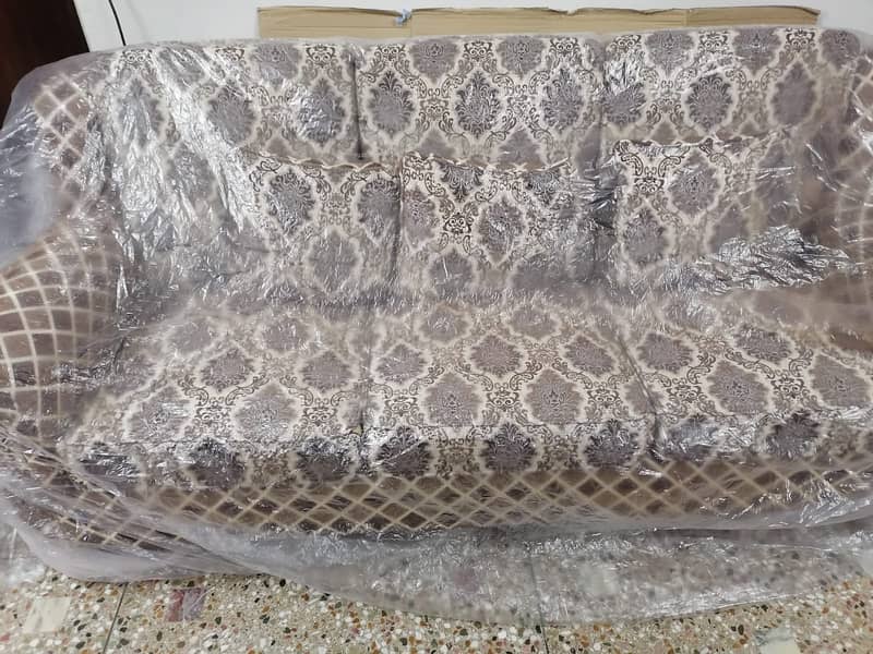 Six Seater Sofa Set 3 2 1 with 6 cushions 0