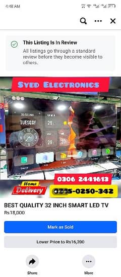 GRAND DAY SALE!! BUY 55 INCH SMART LED TV