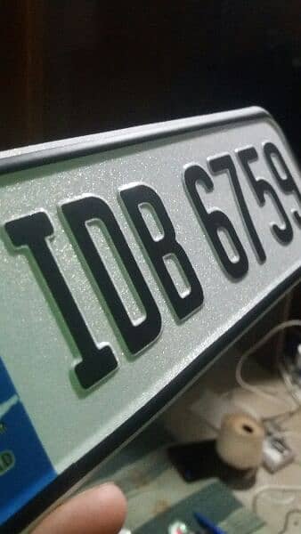custome vehical baike number plate  New embossed Number plate  2