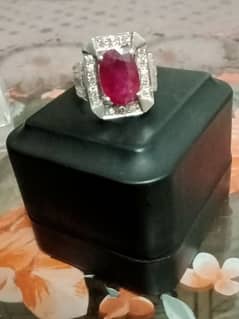 yaqoot (Ruby) Silver ring
