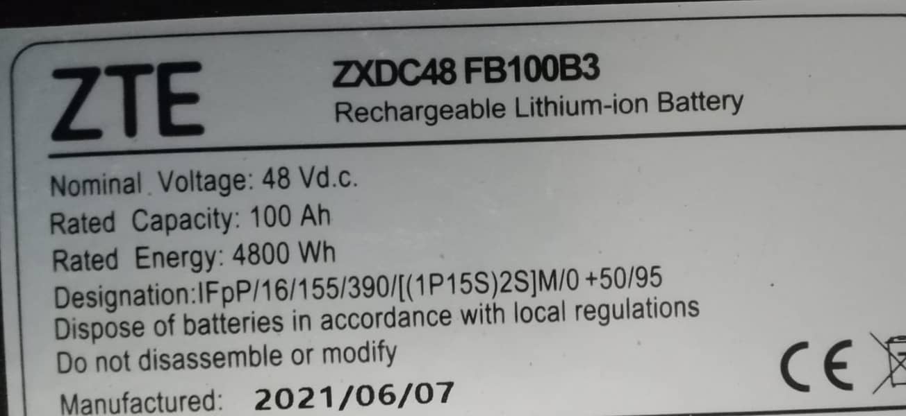 Lithium ion Battery 48 Volt 100 Ah 0