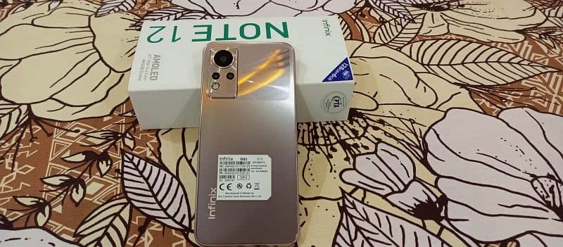 Infinix Note 12 (6 Months Official Warranty + PTA Approved + Gold) 0