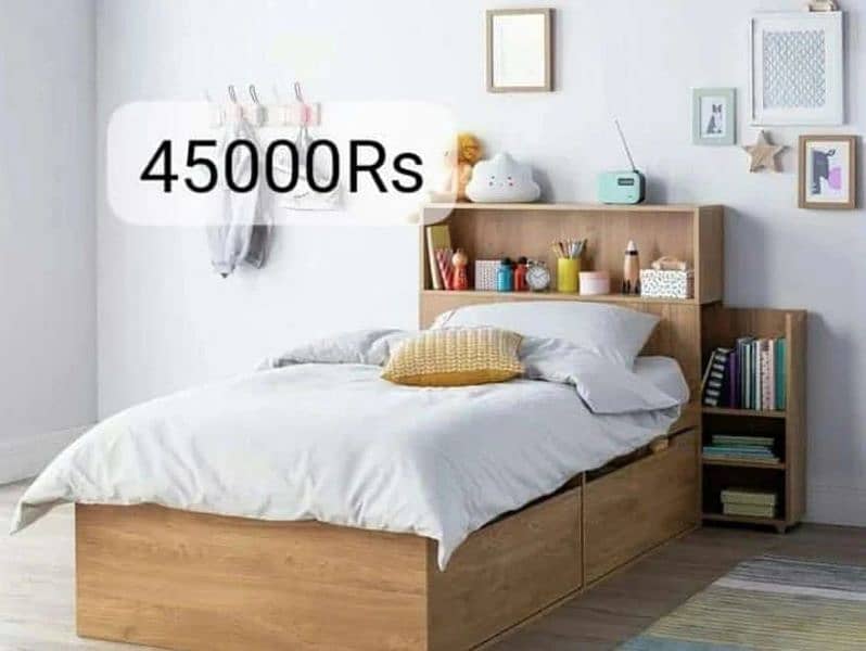 single bed with drawers. . . 4