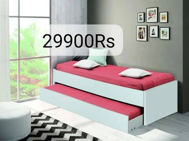 single bed with drawers. . . 5