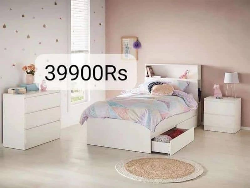 single bed with drawers. . . 8