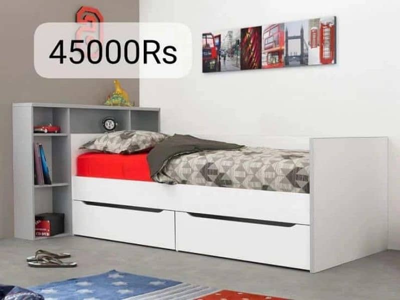 single bed with drawers. . . 11