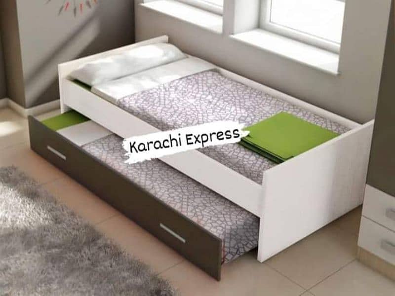 single bed with drawers. . . 10