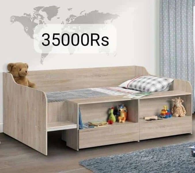 Single bed with drawers. . . 3
